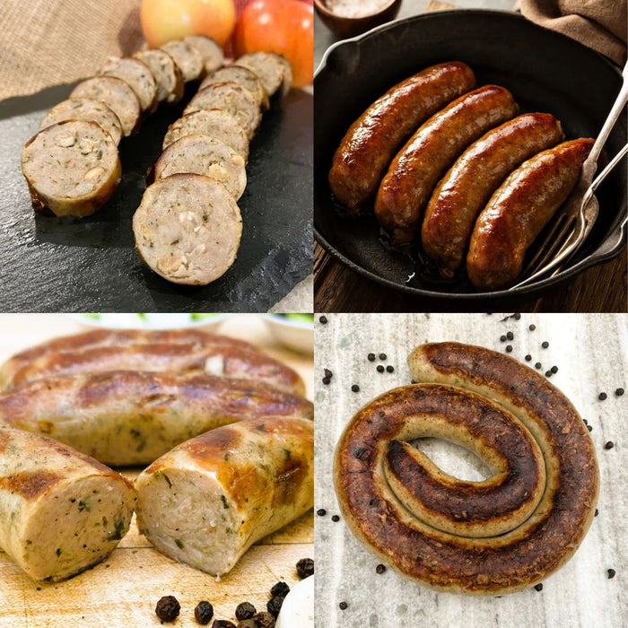 Speciality British Sausages: 4 Pack Bundle