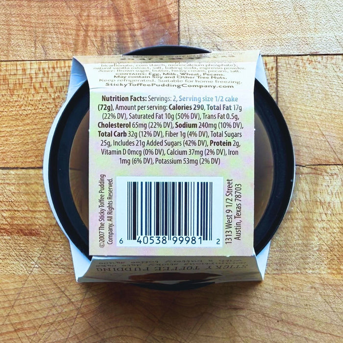 Sticky Toffee Pudding: Individual - 5oz