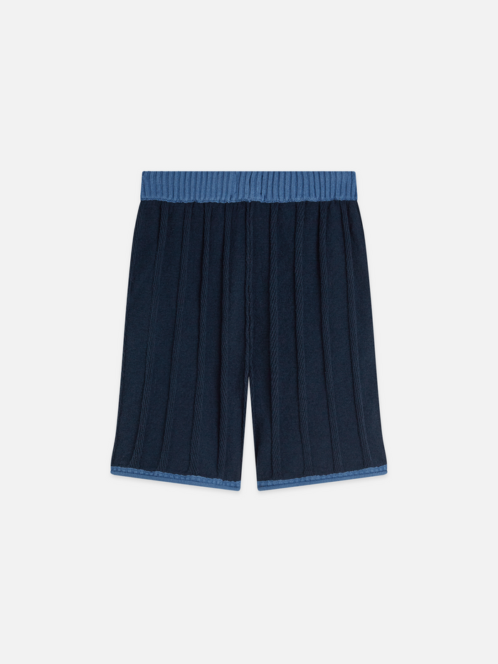 Structured Knitted Shorts