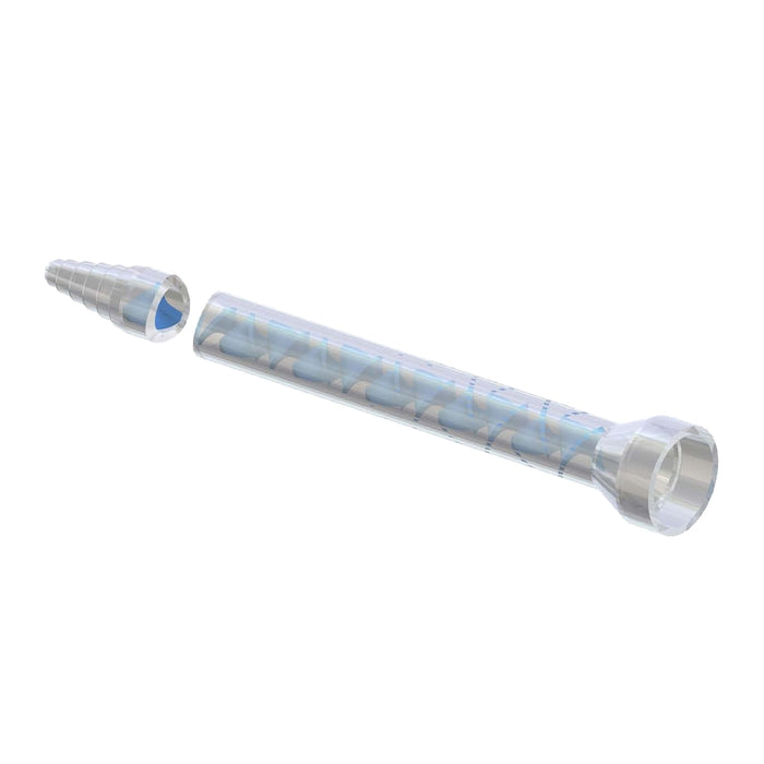 Single Sulzer ME 13-32T static mixer nozzle with 32 elements, stepped tip