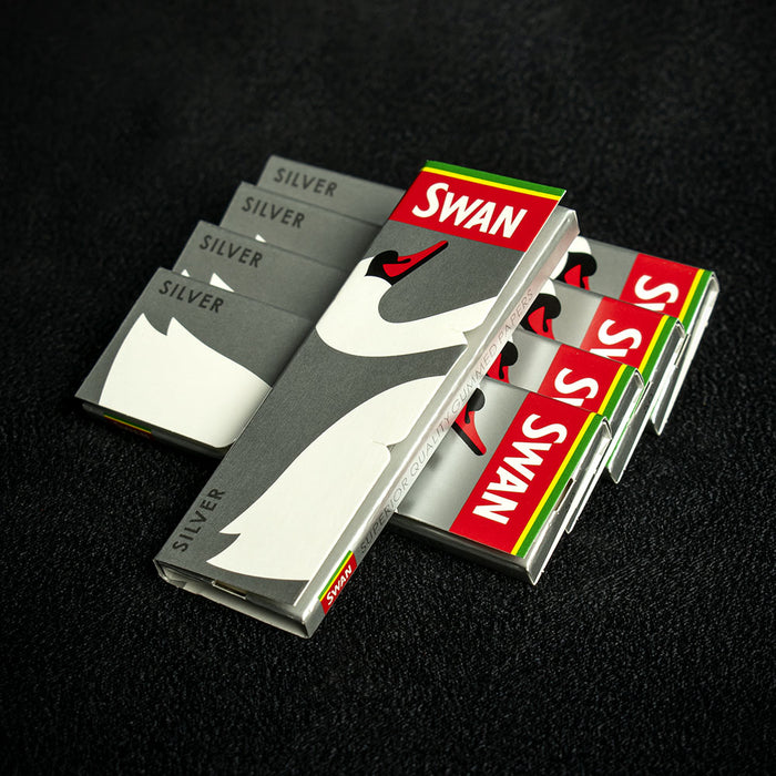 Swan Rolling Papers Regular Silver - Box of 50