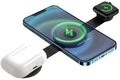 TechTrendz Mini 3 in 1 Magnetic Charger 1501TT Black