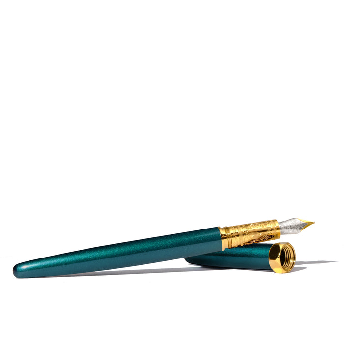 The Bijou Fountain Pen - Printmaker's Teal - Ferris Wheel Press