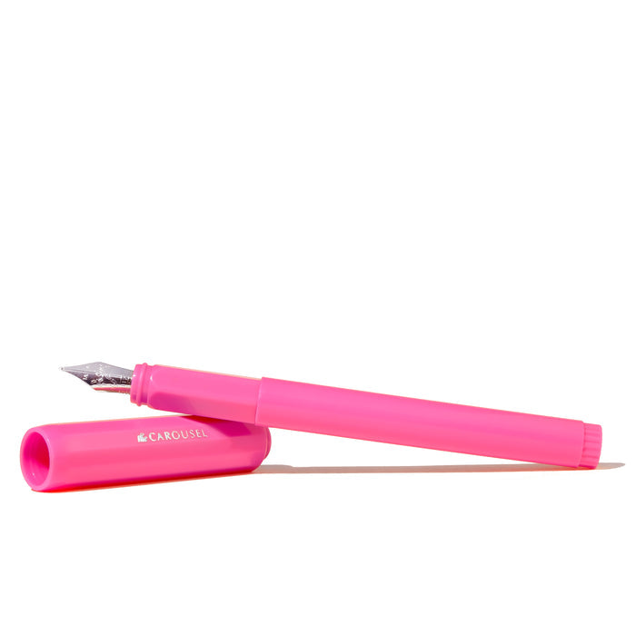 The Carousel Fountain Pen - Malibu Blush - Ferris Wheel Press