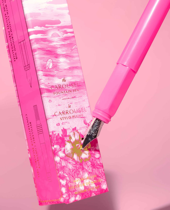 The Carousel Fountain Pen - Malibu Blush