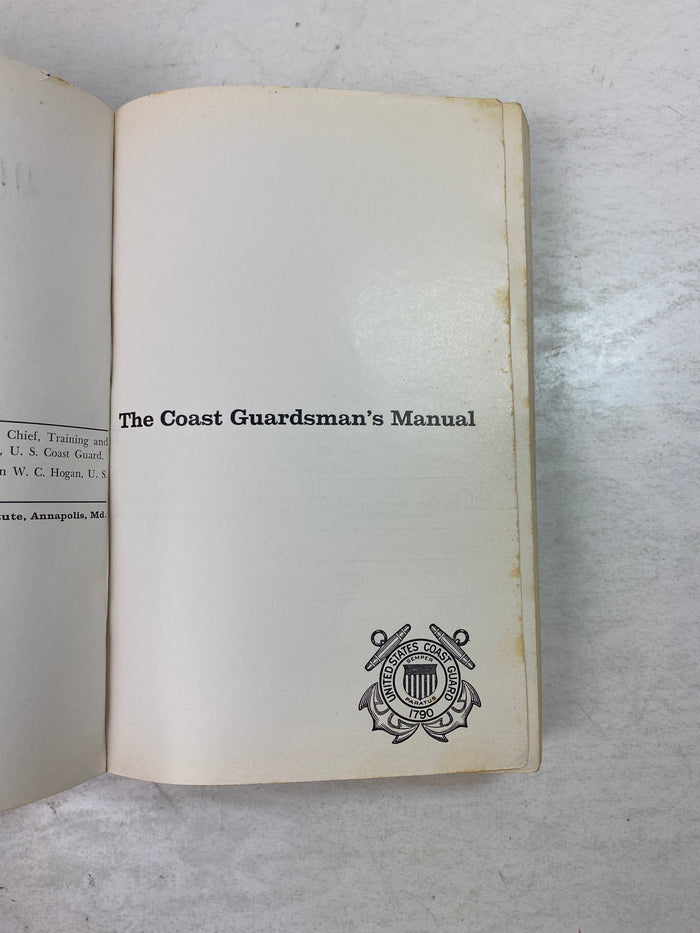The Coast Guardsman's Manual 4th Edition 1964 SC