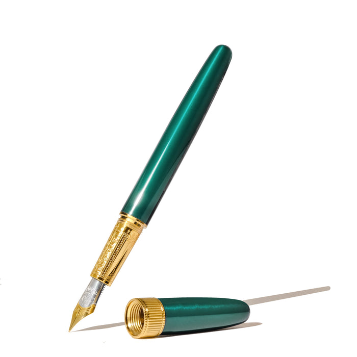 The Joule Fountain Pen - Engravers Teal - Ferris Wheel Press