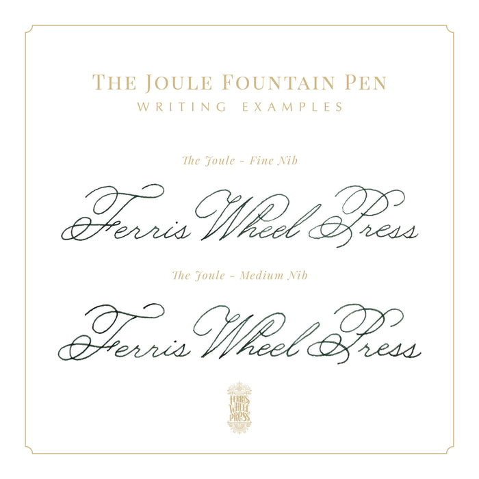 The Joule Fountain Pen - Miss Cora Lynn - Ferris Wheel Press