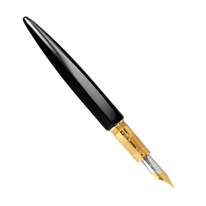 The Marquise Fountain Pen - Nevermore Noir - Ferris Wheel Press