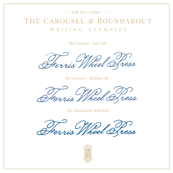 The Roundabout Rollerball Pen - Granite Guardians - Ferris Wheel Press