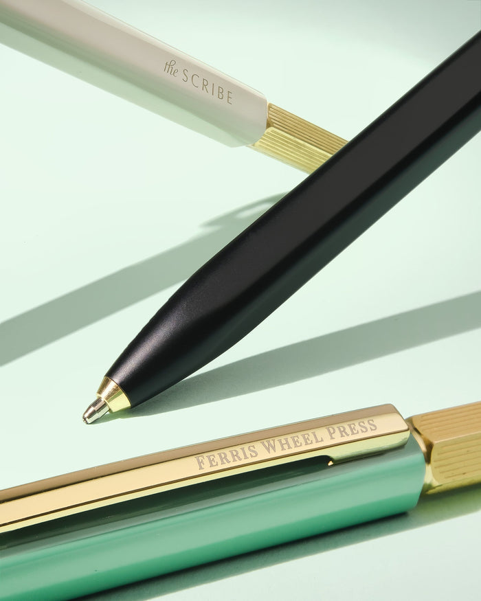 The Scribe Ballpoint Pen - Forged Ferrous - Ferris Wheel Press EU