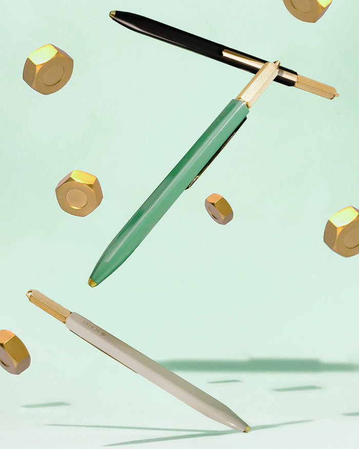 The Scribe Ballpoint Pen - Forged Ferrous - Ferris Wheel Press EU