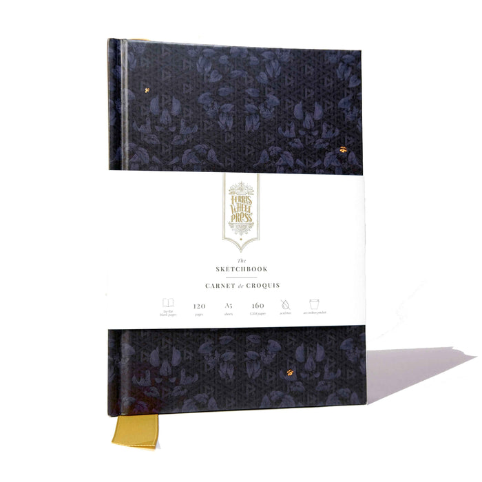 The Sketchbook A5: Enveloped in Rattan - Midnight