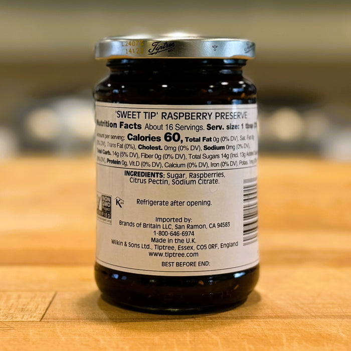 Tiptree 'Sweet Tip' Raspberry Jam - 12oz
