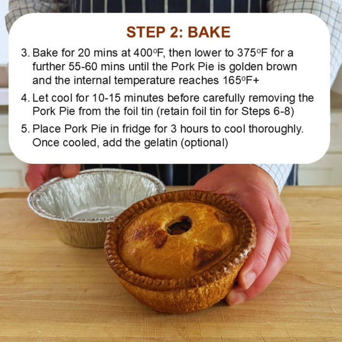 Traditional Cured Pork Pie: 14oz