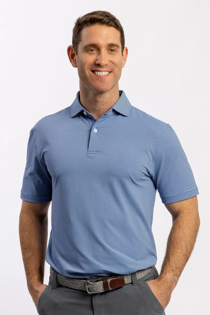 Turtleson Conor Stripe 2 Button Polo