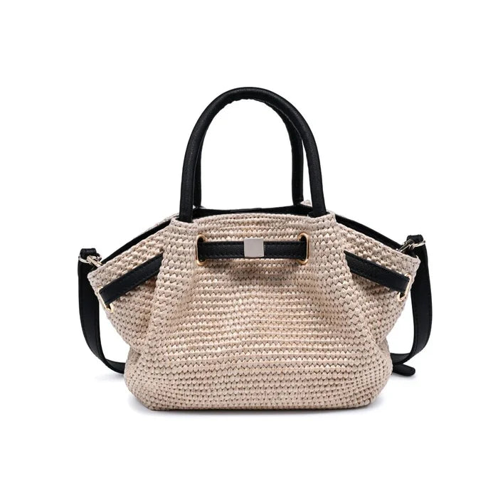 Urban Expressions Selena Straw Crossbody Bag