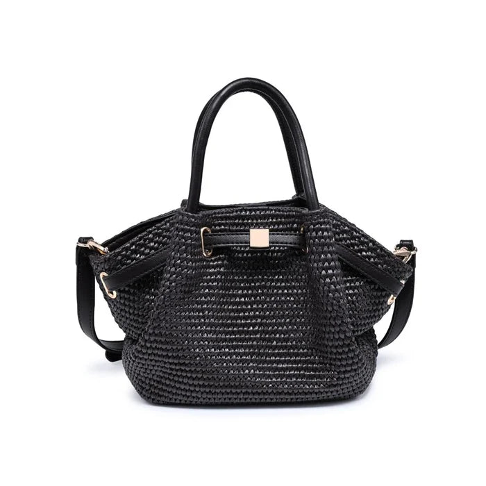 Urban Expressions Selena Straw Crossbody Bag