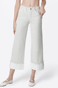 Vevert Striped Cuff Jean