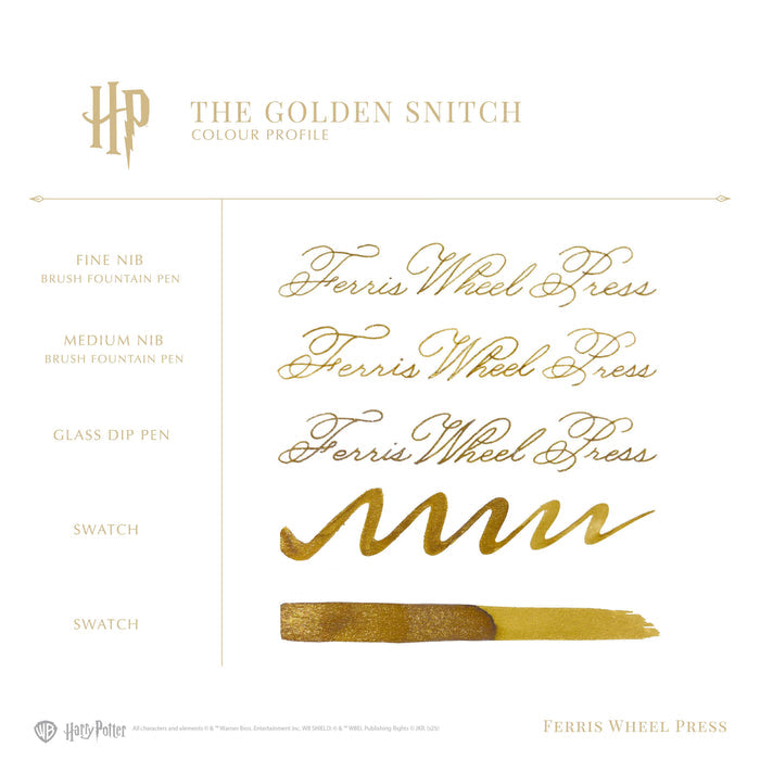 Warner Bros. | Harry Potter | Property of Hogwarts™ 38ml Ink | Limited Run | The Golden Snitch