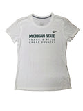 Nike White Dri-Fit Track & Field Cross Country T-Shirt Women's Size M