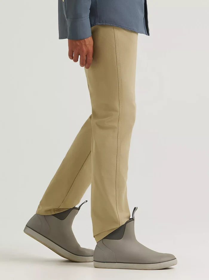 man wearing khakis