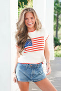 Z Supply Sleeveless Patriot Sweater