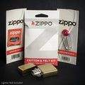 Zippo Lighter Maintenance - Service Kit - Cotton, Felt, Wick & Flints